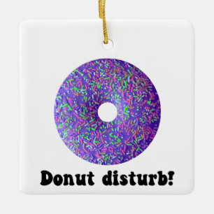 Donut storen keramisch ornament