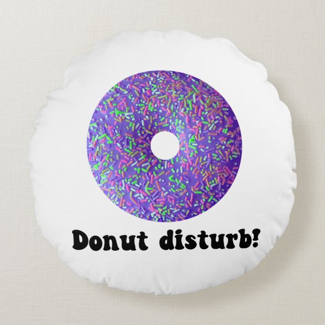 Donut storen rond kussen (Voorkant)