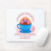 Donut Stress doet gewoon je best Muismat (Met muis)