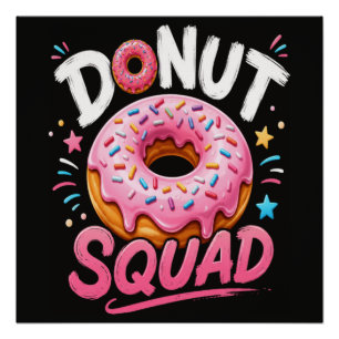 Donut Strooi Vriendelijkheid Grappig Perfect Poster