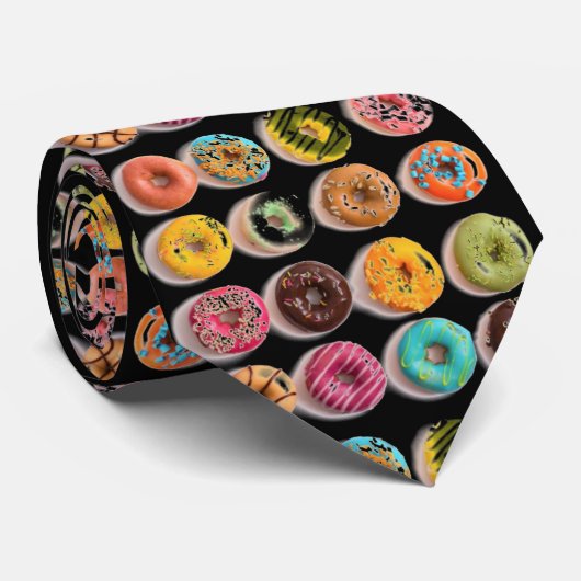 donut stropdas (Opgerold)