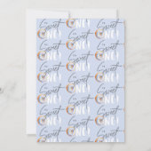 Donut sucré une invitation de 1er anniversaire (Dos)