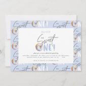 Donut sucré une invitation de 1er anniversaire (Dos)