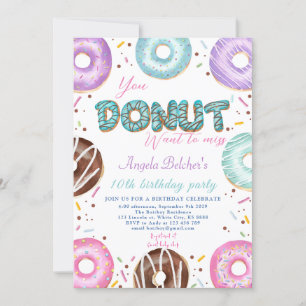 Donut Sweet Birthday Kaart