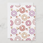 Donut Sweet Invitation d'anniversaire (Dos)