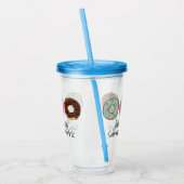 Donut Thapu Acryltumbler Acryl Drinkbeker (Links)