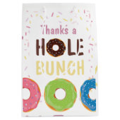 Donut the Birthday Party Guest Bedankt Medium Cadeauzakje (Voorkant)