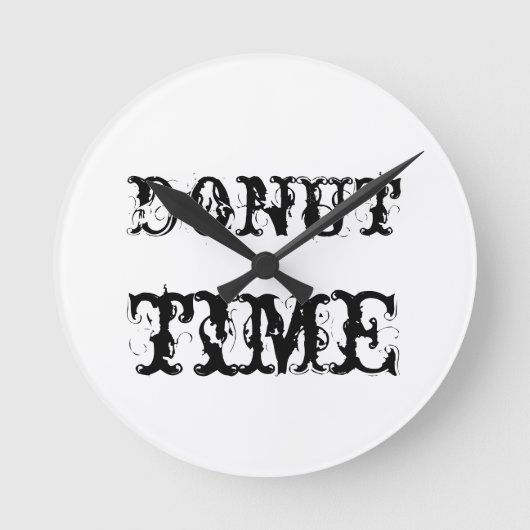 donut-time ronde klok (Voorkant)