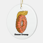 Donut Trump - - Politiek - Keramisch Ornament (Links)