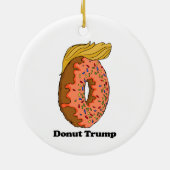 Donut Trump - - Politiek - Keramisch Ornament (Achterkant)
