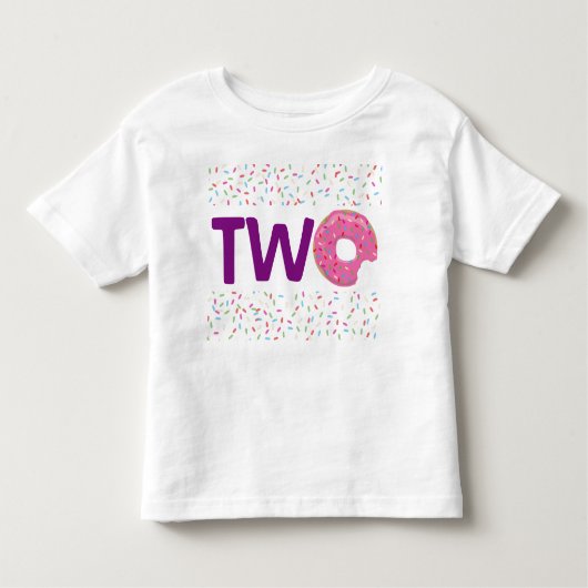 Donut TWO Kinder Shirts (Voorkant)