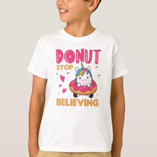 Donut Unicorn Pun Colorful Unicorns Donuts T-shirt