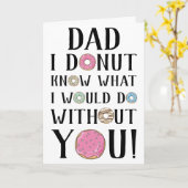 Donut Vaderdag Kaart (Gele Bloem)