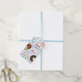 Donut valentine's day tag cadeaux étiquette (Avec de laficelle)