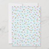 Donut Verjaardag Uitnodiging Donut Grow Up Party (Achterkant)