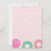Donut Verjaardag Uitnodigingen (Achterkant)