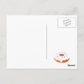 Donut Verjaardagsfeestje Briefkaart (Achterkant)