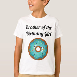 Donut Verjaardagsfeestje Broer T-shirt