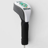 Donut Verstoor plezier Golfheadcover (Schuin)