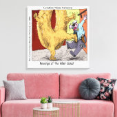 Donut Vs Police Drôle Drôle Dessin Sur Toile Impri (Insitu(Salon))