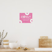 Donut Wanna Se Marier Sans Votre Poster (Cuisine)