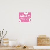 Donut wil trouwen zonder Poster (Keuken)