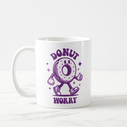 Donut Worny Funny Mug (Gauche)