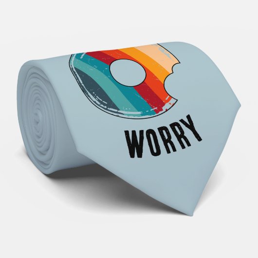 Donut Worry Cravate vert masculin (Roulé)