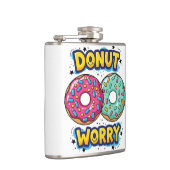 Donut Worry Fles Heupfles (Rechts)