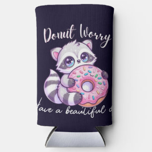 Donut Worry Schattige Kawaii Wasbeer 