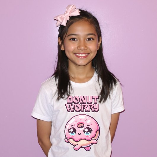 Donut Worry Schattige Punny Fun Shirt