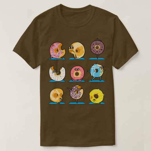 Donut Yoga T-shirt (Design voorkant)