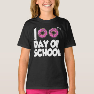donuts 100e schooldag grappige meisjes t-shirt