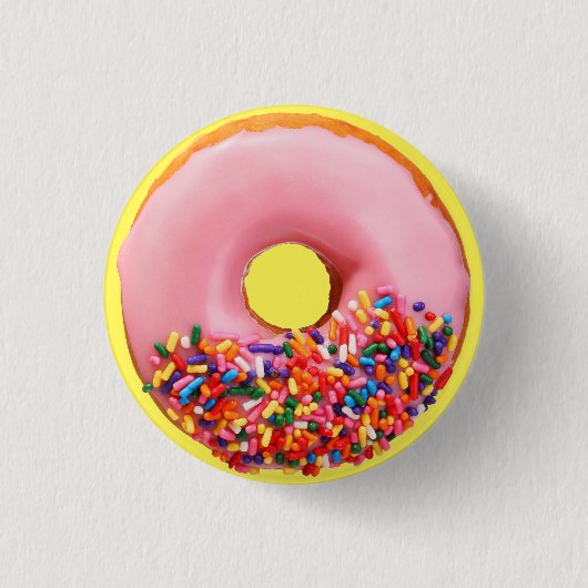 DONUTS 2 RONDE BUTTON 3,2 CM (Voorkant)