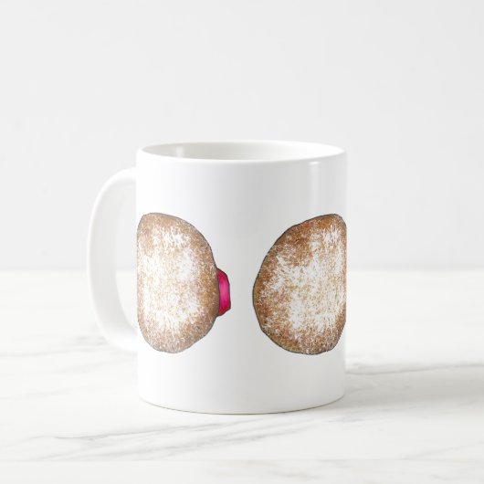 Donuts à la gelée Doughnut Hanoukka Chanukah Mug (Devant gauche)