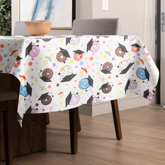 Donuts and Degrees Afstuderen Pattern Tafelkleed