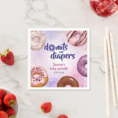 Donuts and Diapers Baby Sprinkle Shower Servet (Insitu)