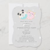 donuts animaux virtuel Genre Reveillez Invitation (Devant)