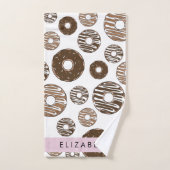 Donuts Au Chocolat, Donuts Au Caramel, Glace, Votr (Serviette à main)