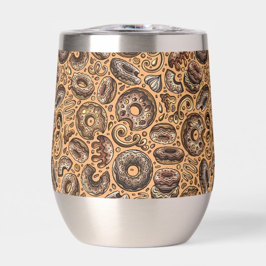 Donuts avec Motif d'arrosage (Avant)