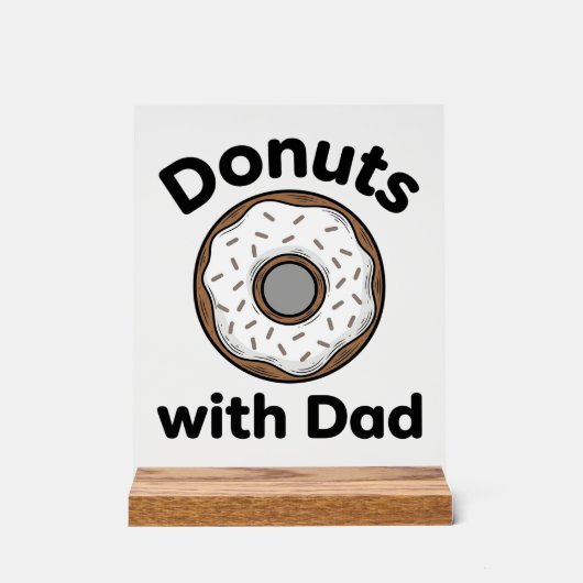 Donuts avec Papa Conception de chemise de beignet (Recto)