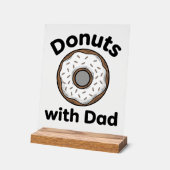 Donuts avec Papa Conception de chemise de beignet (Angle)