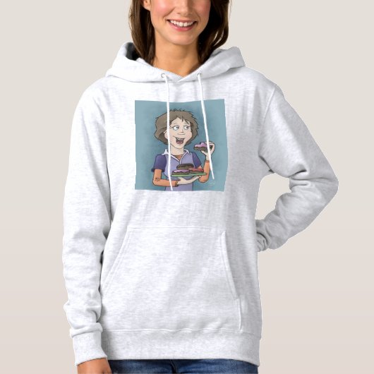 Donuts avec sweat - shirt à capuche d'arrosage (Devant)