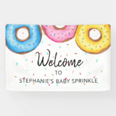 Donuts Baby Sprinkle Welkom Spandoek (Horizontaal)
