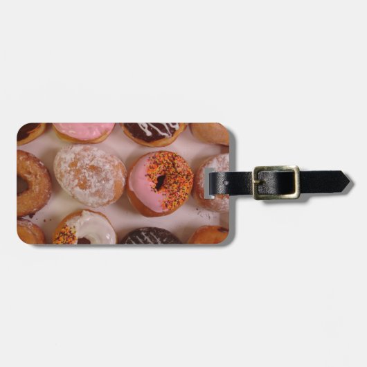 Donuts. Bagagelabel (Voorkant horizontaal)