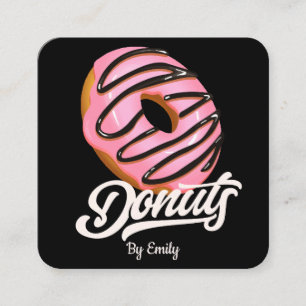Donuts Bakery Carré Carte de visite
