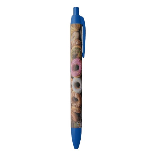 donuts　 blauwe inkt pen (Achterkant (Verticaal))