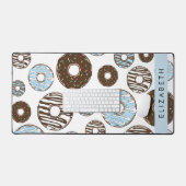 Donuts Bleus, Donuts Brown, Sprinkings, Votre Nom (Clavier et souris)