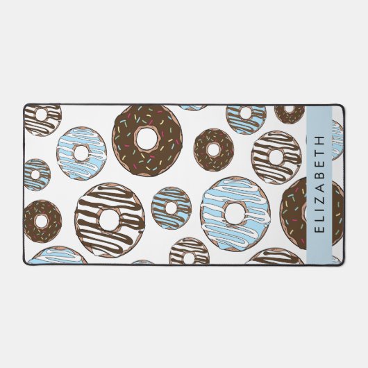 Donuts Bleus, Donuts Brown, Sprinkings, Votre Nom (Recto)