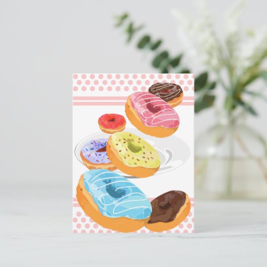 Donuts Briefkaart (Staand voorkant)